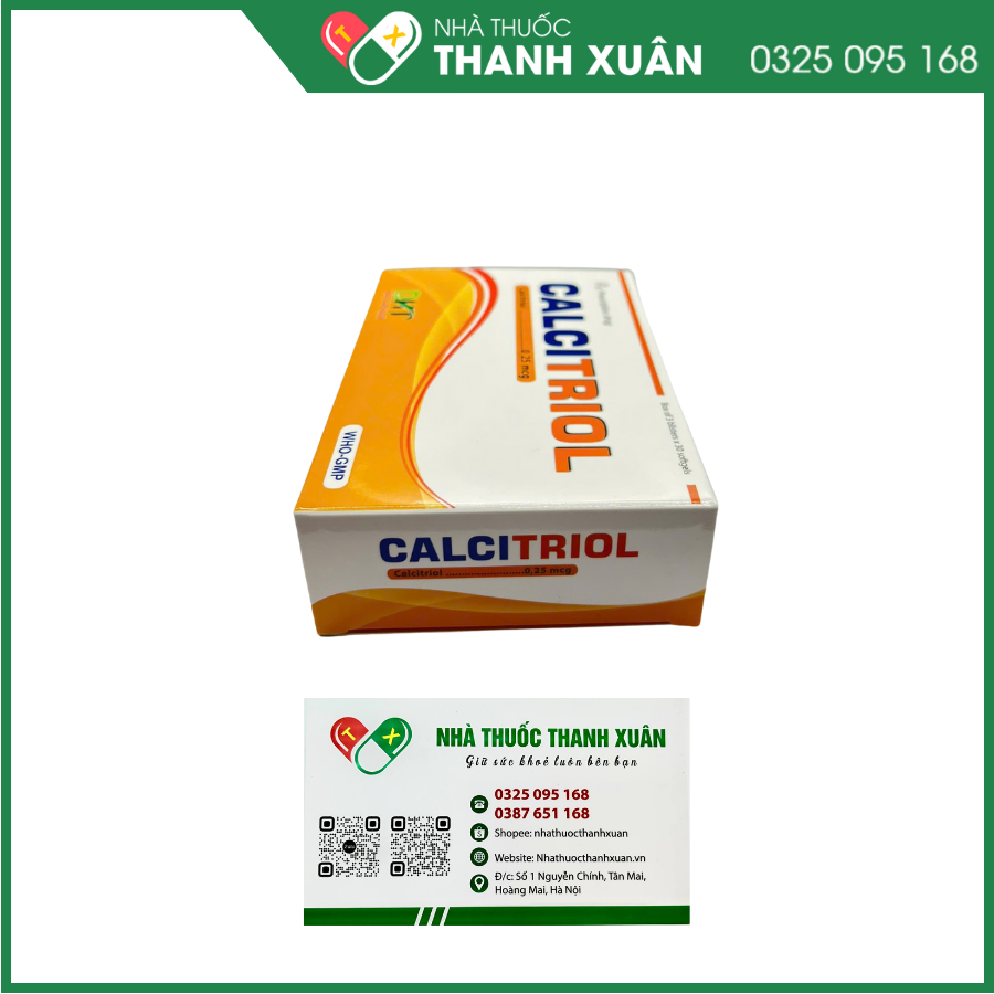 Calcitriol điều trị loãng xương mãn kinh